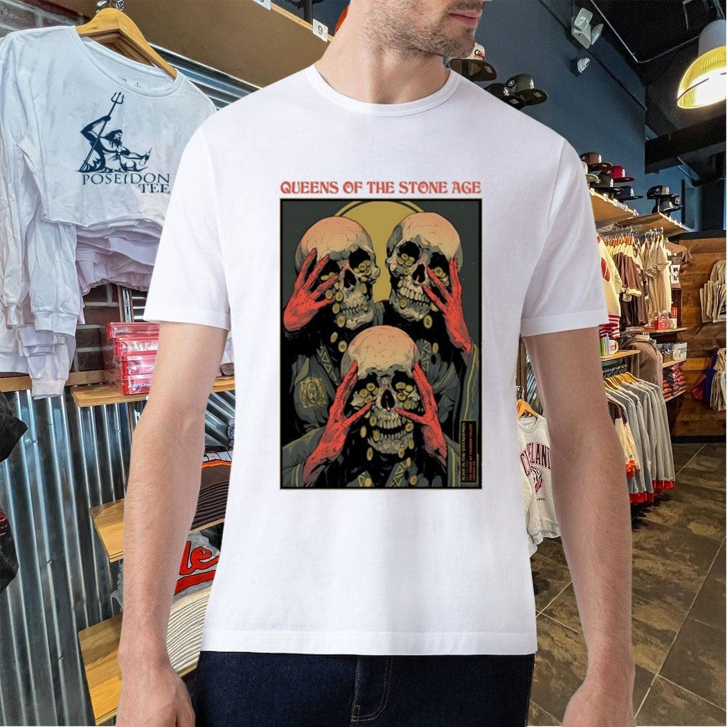 Queens Of The Stone Age Lincoln Ca 5 1 2026 T-shirt