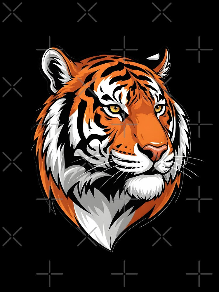 Majestic Tiger Head by Printora Gallery