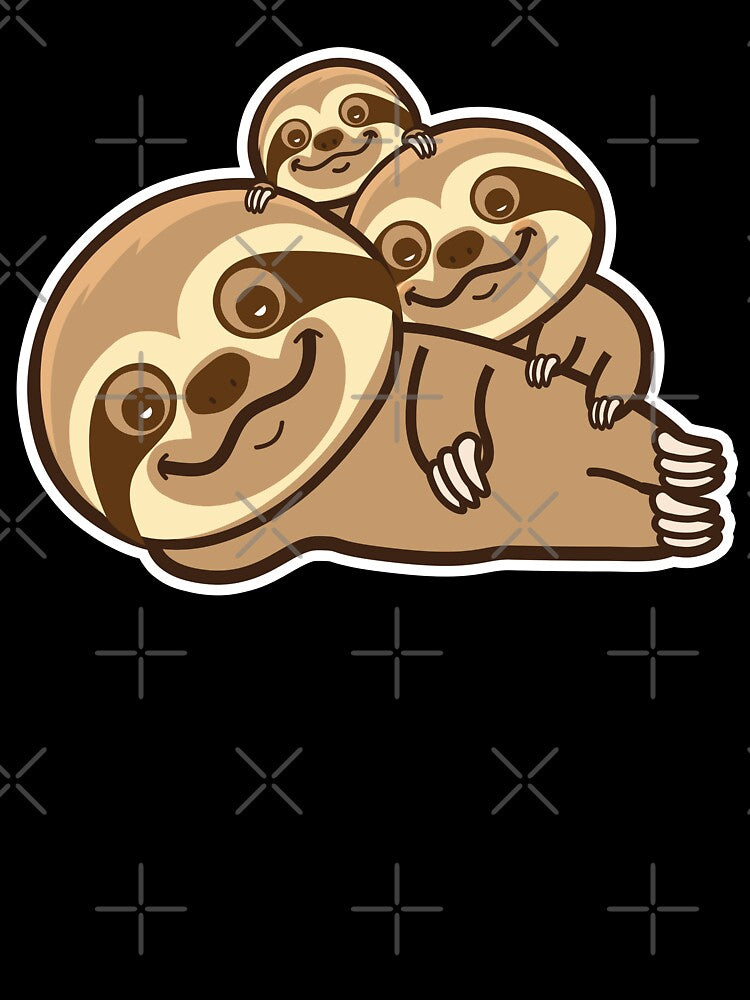 Lazy Sloths! by plushism