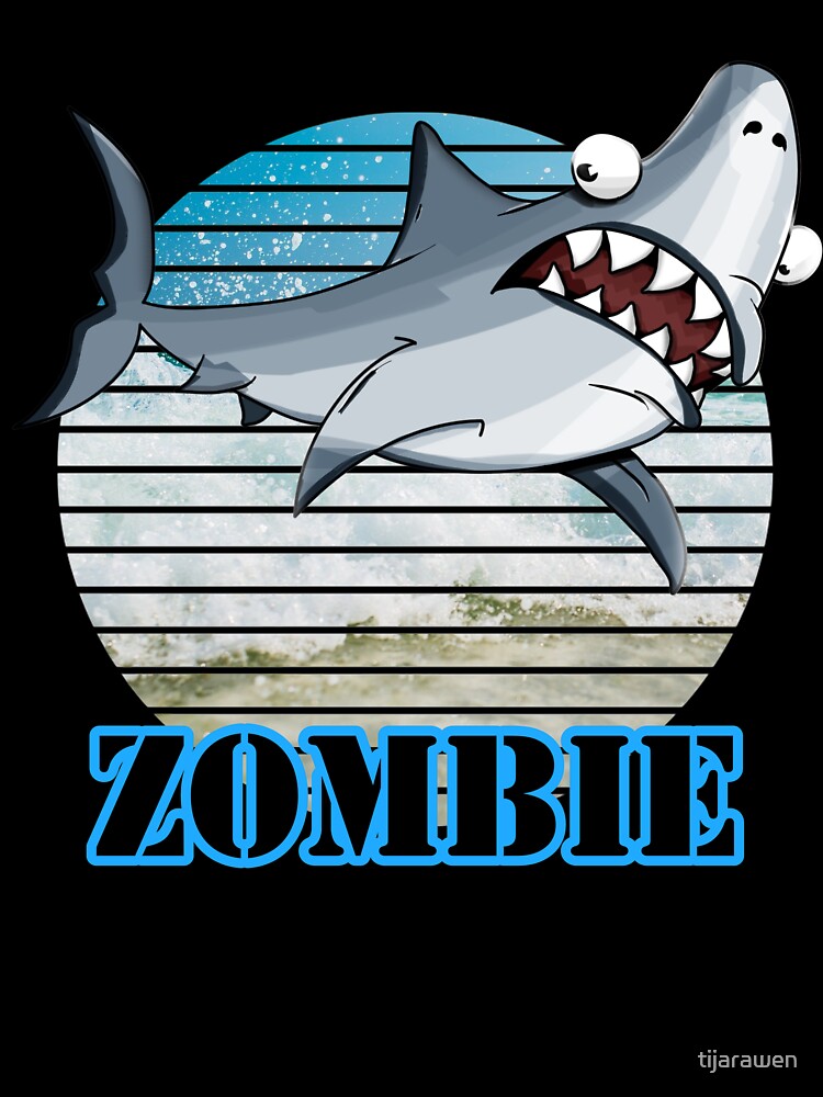 Zombie shark by tijarawen
