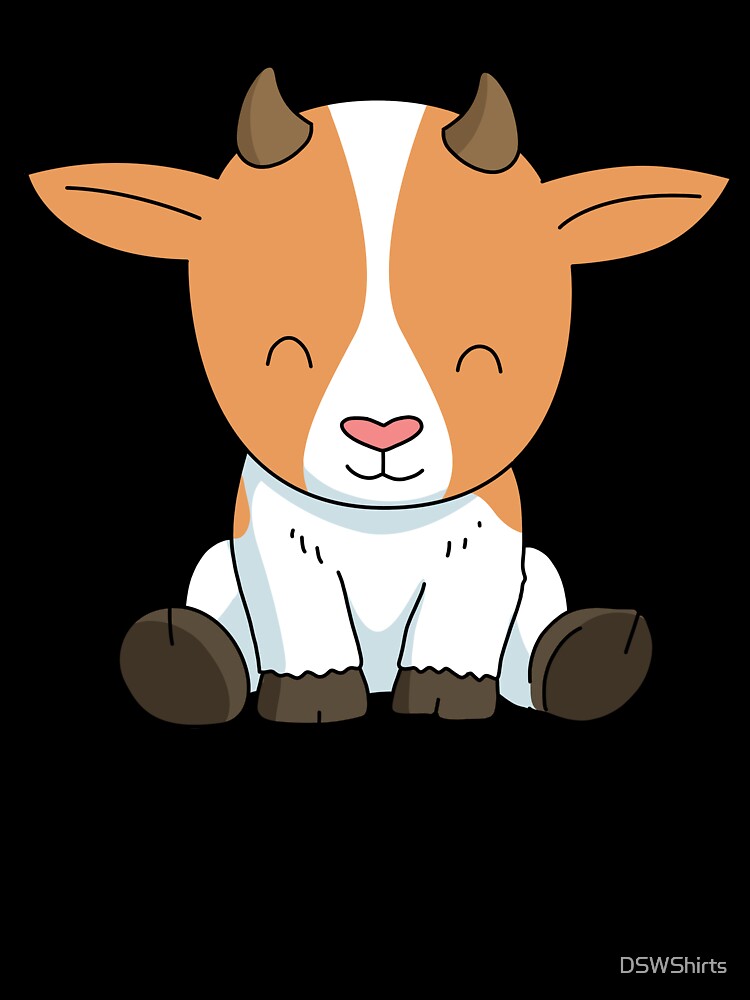 Goat Gift Kids Cute Goat Gifts Women Men Goat by DSWShirts