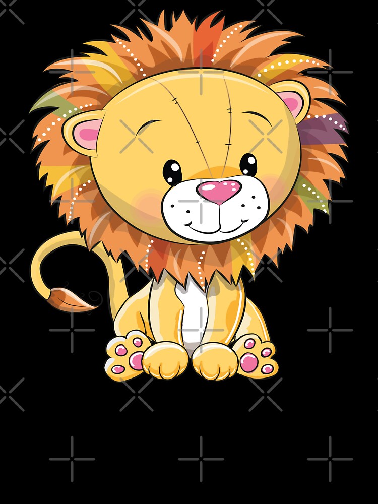 Lion Cute Kawaii Cartoon by ProjectX23