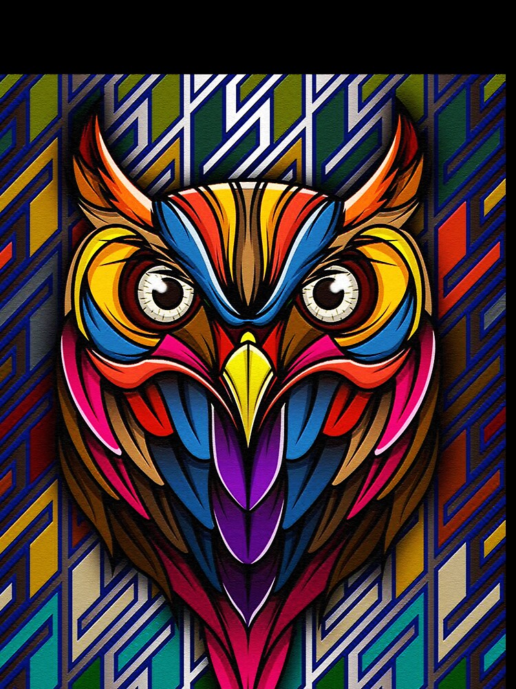 Owl Tribal Color by lehnhattien