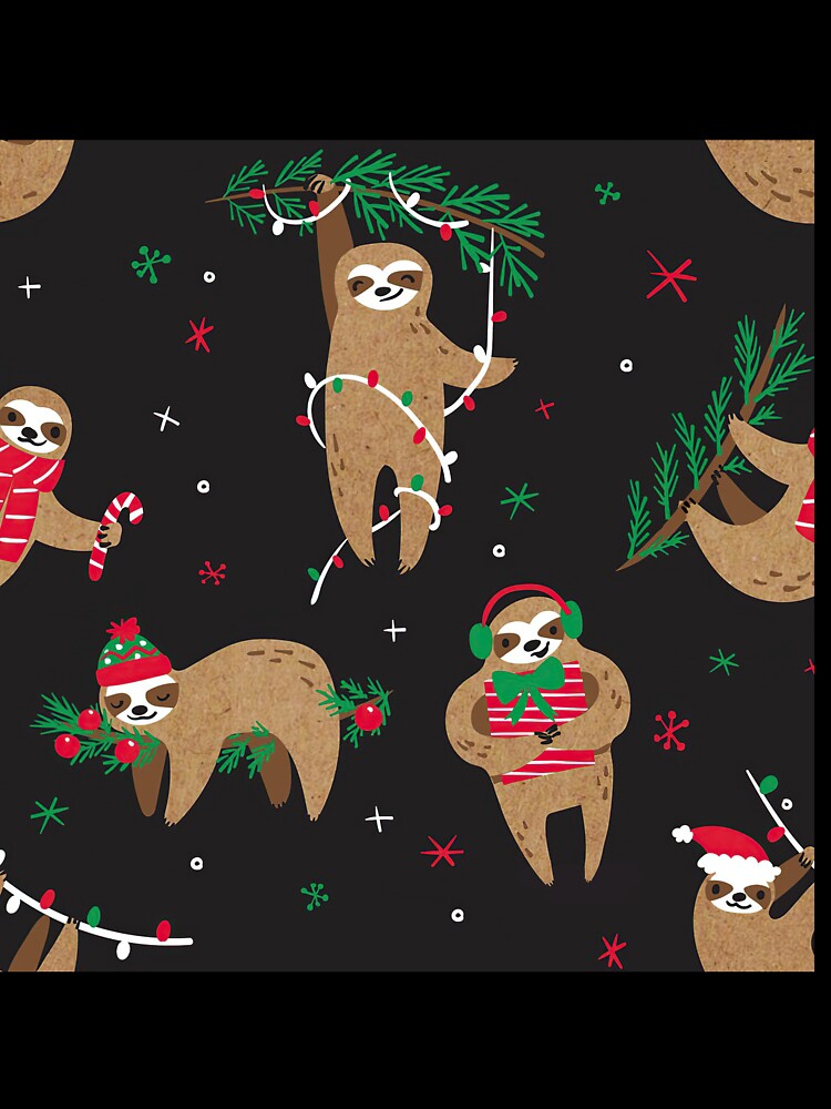 Funny Christmas Sloths by Mnightsa