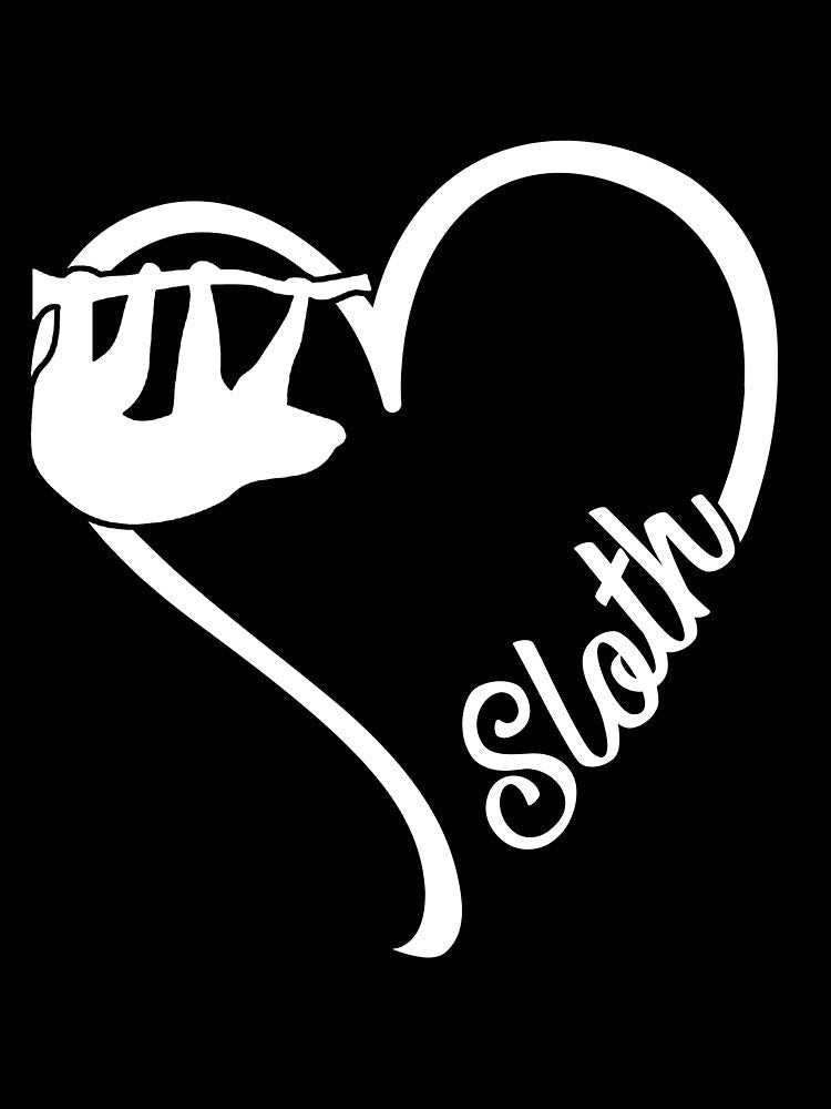 Heart Sloth by thanhmaidesign