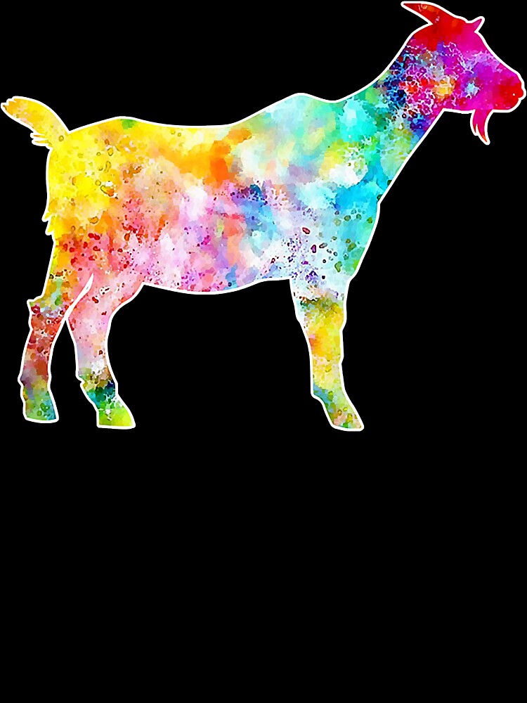 Colorful Abstract Goat Lover by ManishDayal