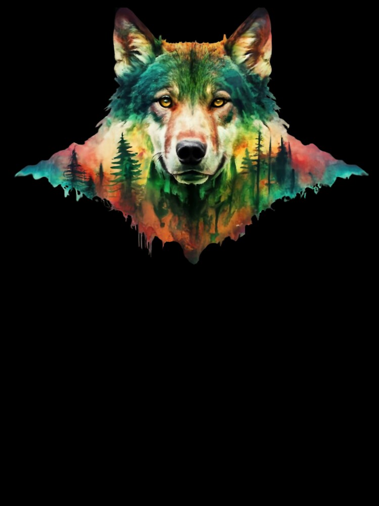 “Watercolor Wolf - The Magical Art of Nature”. by Tomasz  Siennicki