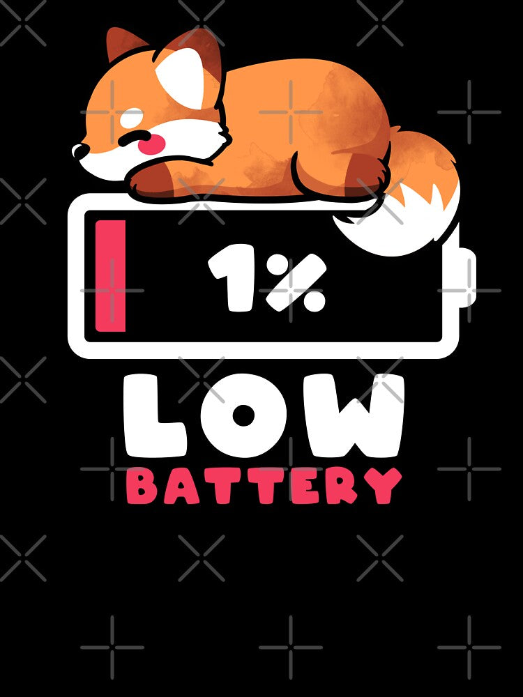 Low battery fox by NemiMakeit