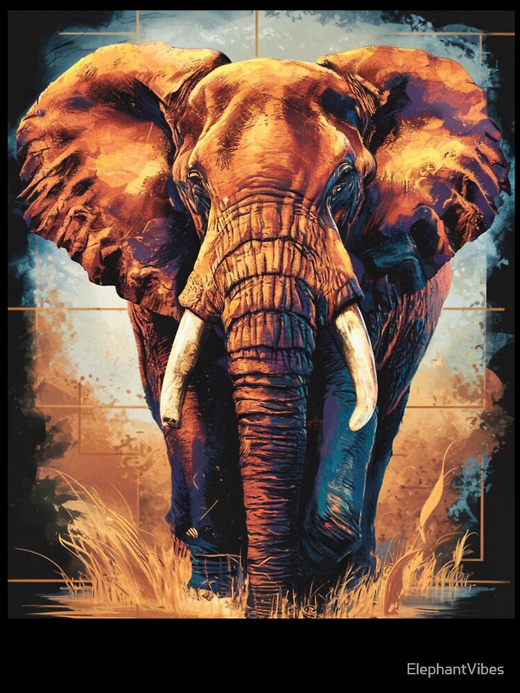 Elephant Portrait by ElephantVibes