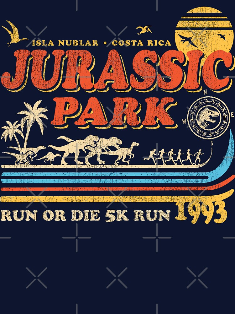 Dinosaur Park Run or Die 1993 Worn by Alema Art
