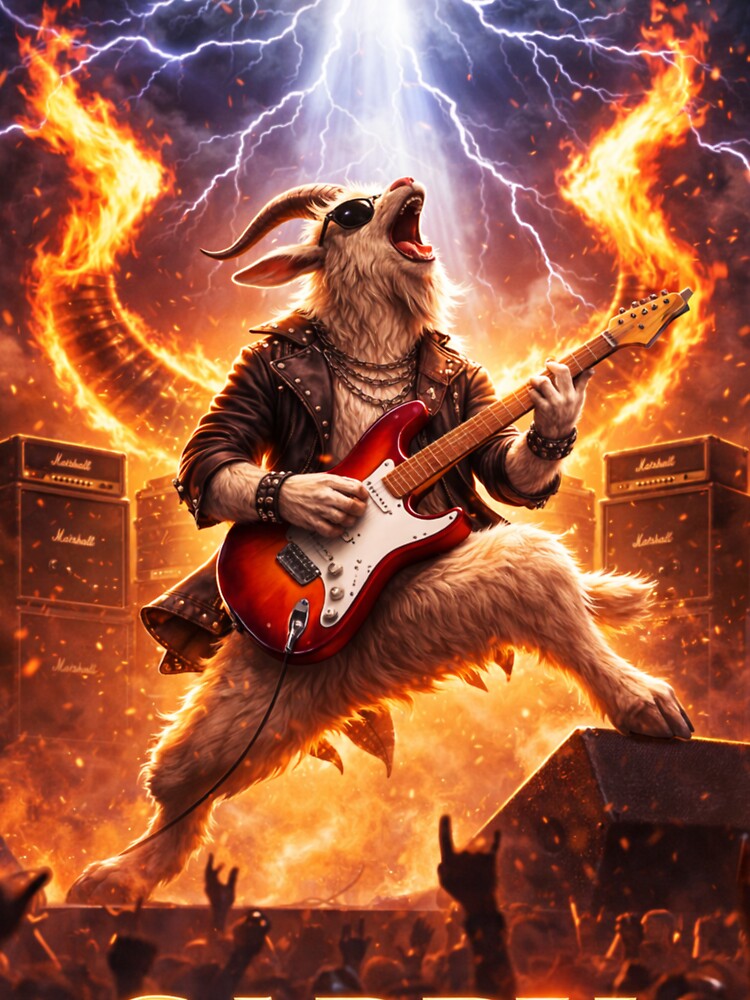 Rockstar Goat by DaveysDesigns