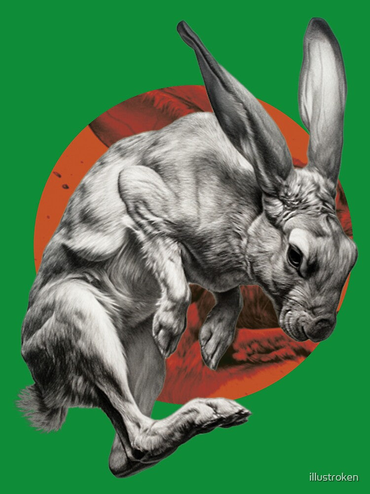 Rabbit Jumping by illustroken