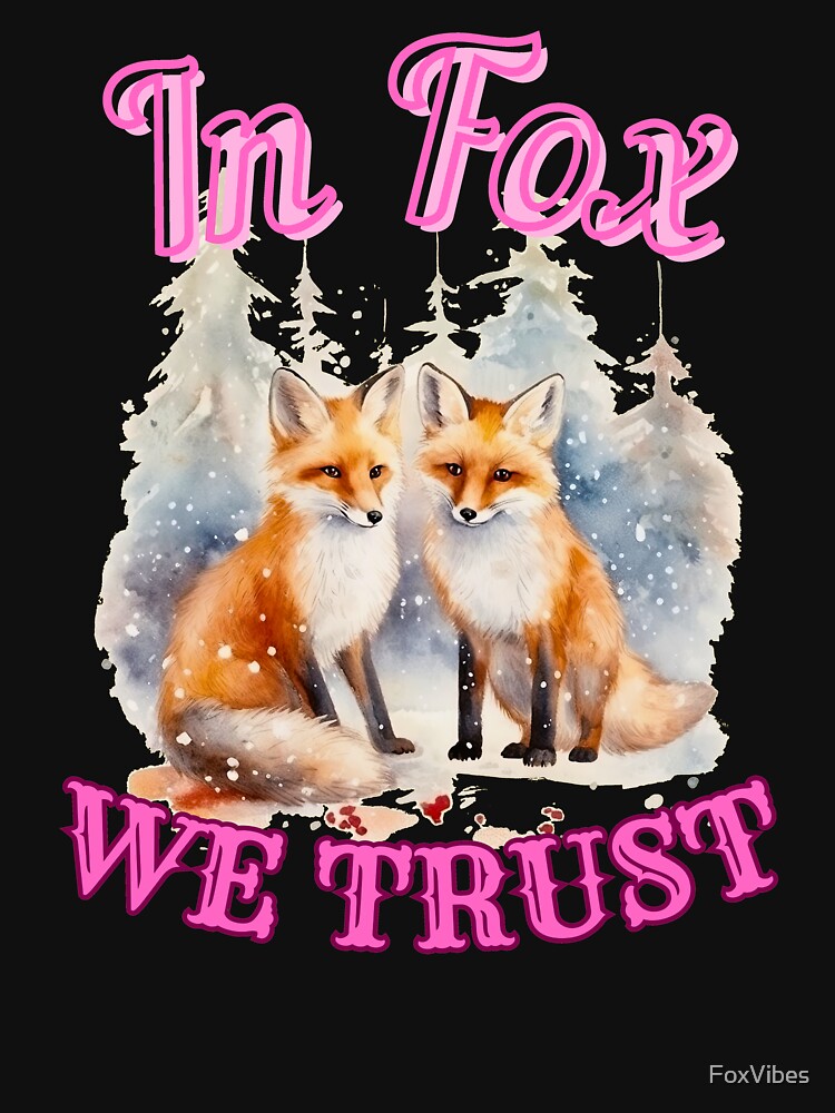 In Fox We Trust. cool fox by FoxVibes