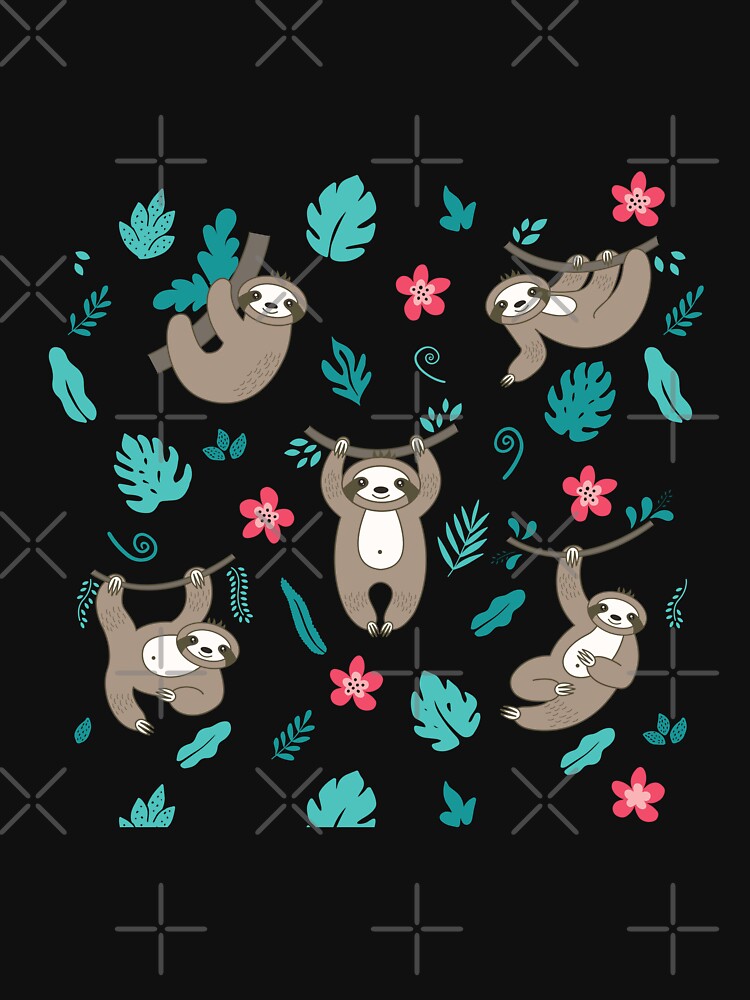 Sloth Pattern by The Love Quill