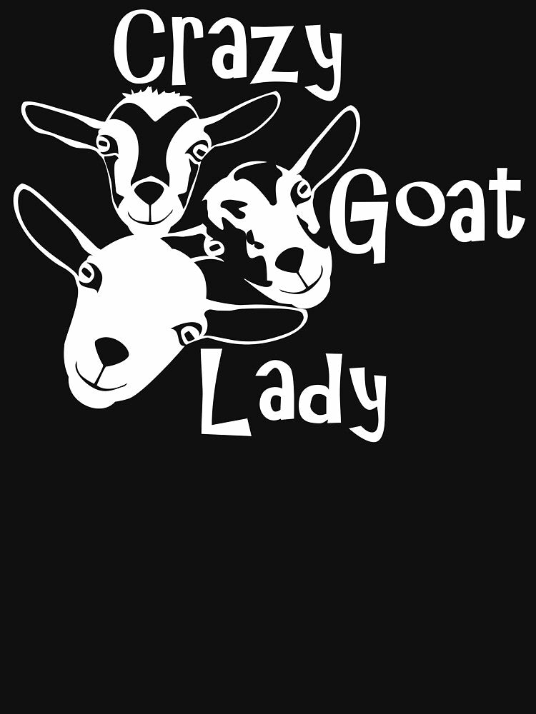 Crazy Goat Lady  | NickerStickers® on Redbubble by NickerStickers