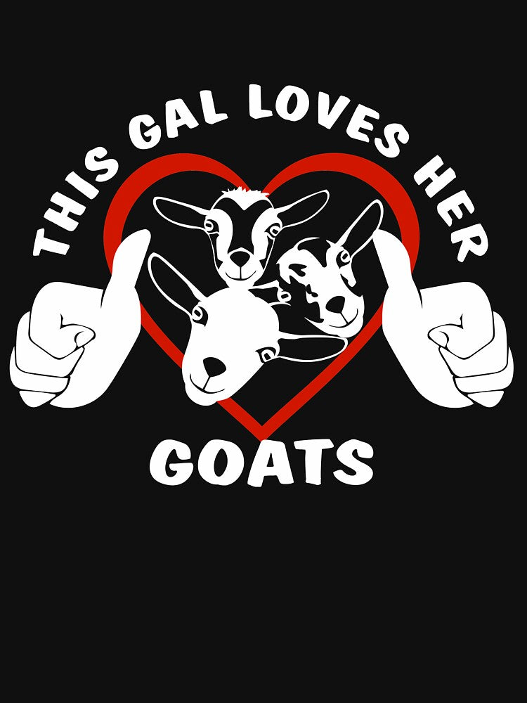 This Gal Loves Her Goats | NickerStickers® on Redbubble by NickerStickers