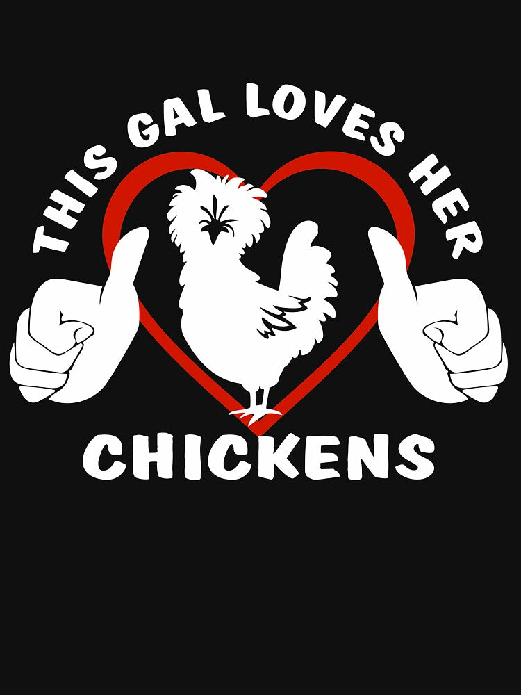 This Gal Loves Her Chickens | NickerStickers® on Redbubble by NickerStickers