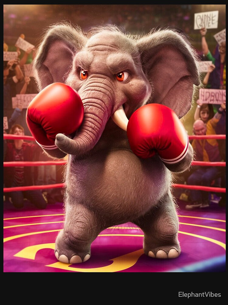 Elephant Portrait. elephant boxing by ElephantVibes