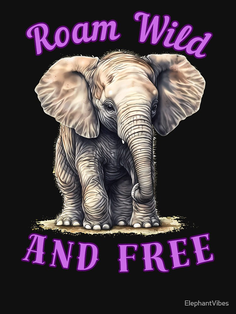 Roam Wild And Free. elephant face by ElephantVibes