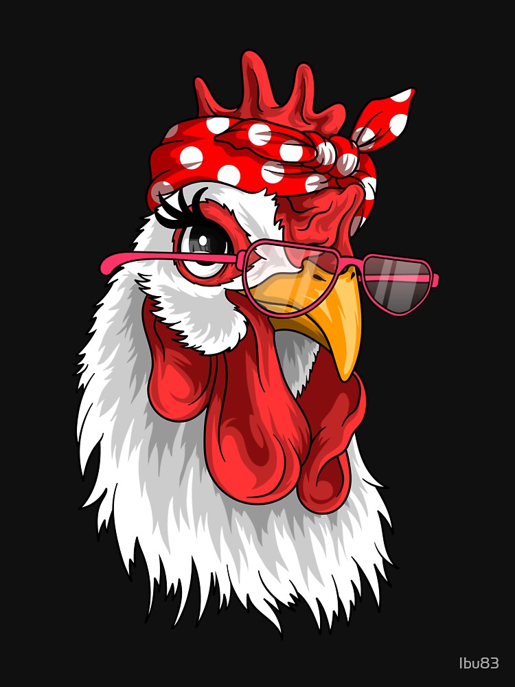 chicken bandana sunglass women chicken gift by Ibu83