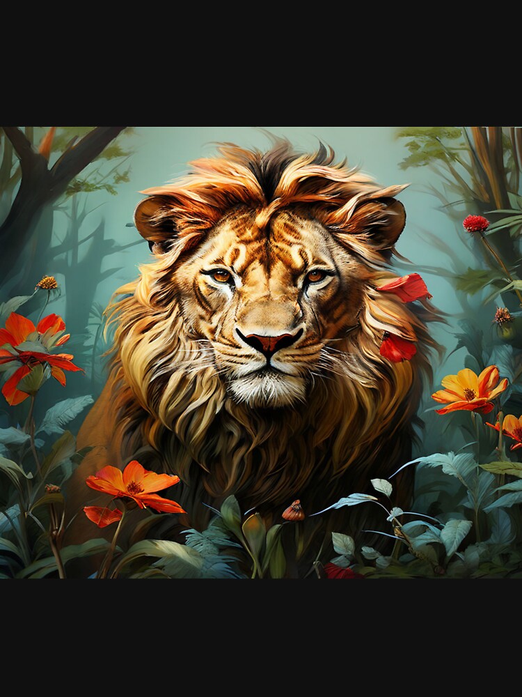 The majestic lion by Collection de trésors