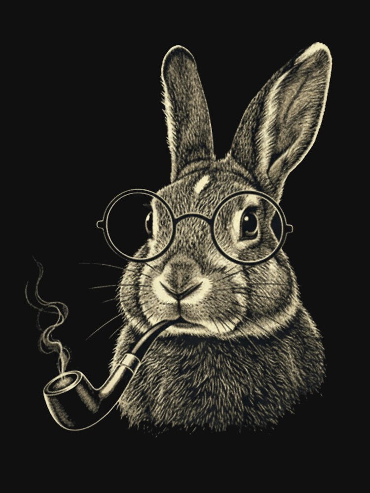 Rabbit Glasses Smoking Pipe Grunge 90s Vintage by malikromanie