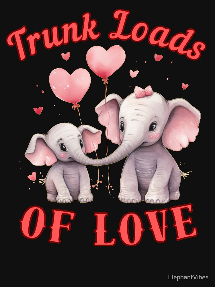 Trunk Loads Of Love. colorful elephant by ElephantVibes