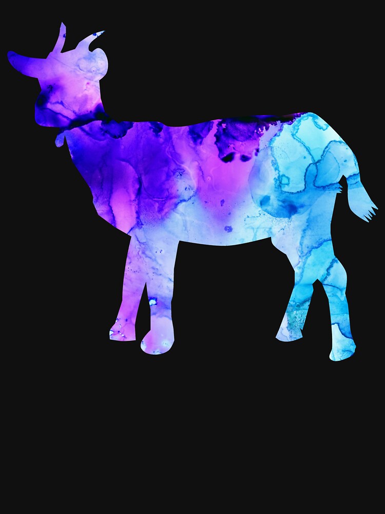 Goat Colorful Watercolor by 37jlee