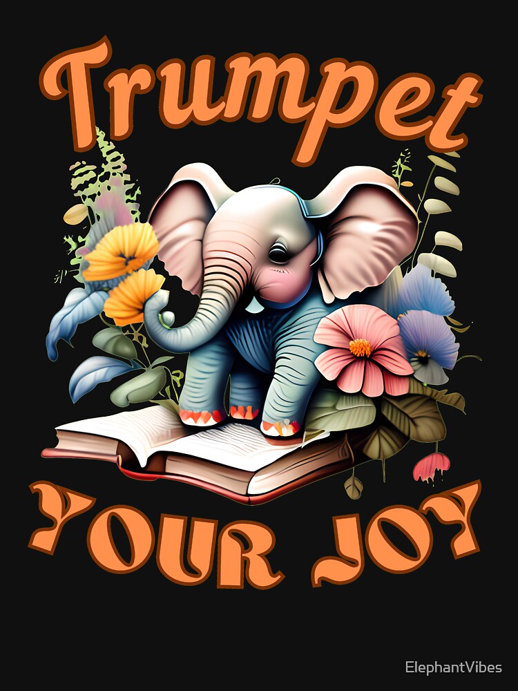 Trumpet Your Joy. surreal elephant by ElephantVibes