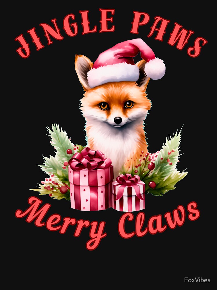 Jingle Paws, Merry Claws. fox owner by FoxVibes