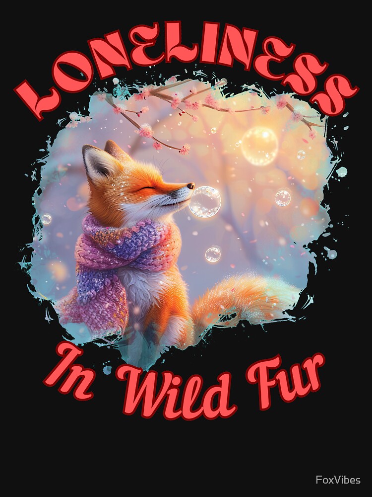 Loneliness in Wild Fur. fox head by FoxVibes