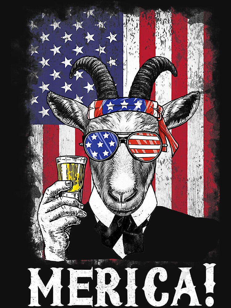 Goat Merica 4th of July by ManishDayal
