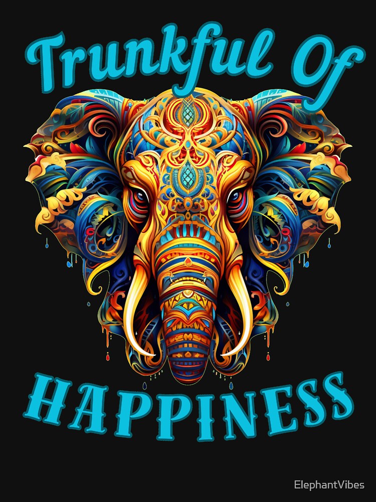 Trunkful Of Happiness. happy elephant by ElephantVibes