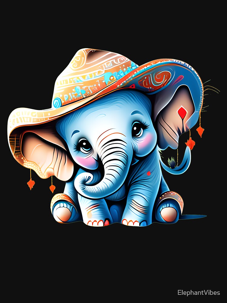 Colorful Elephant by ElephantVibes