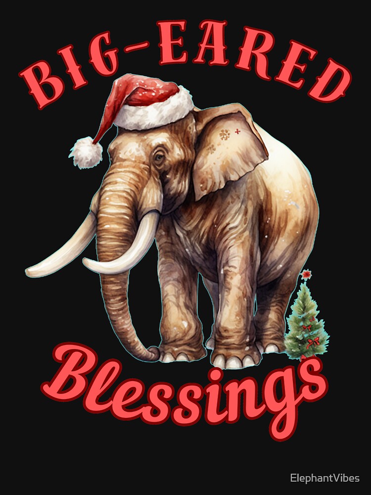 Big-Eared Blessings. colorful elephant by ElephantVibes