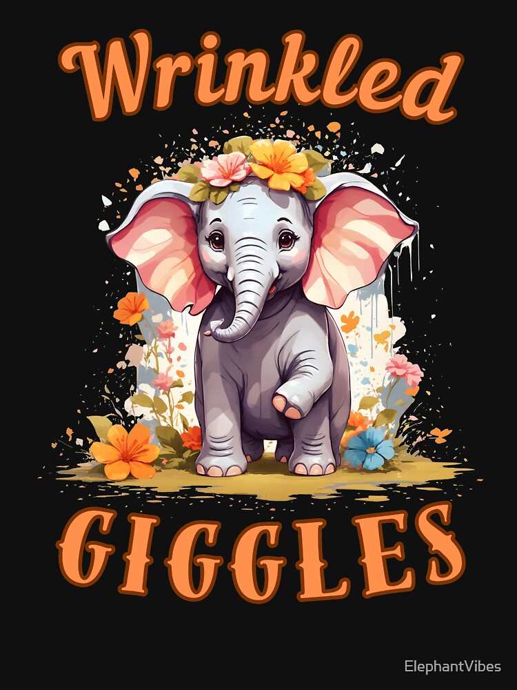 Wrinkled Giggles. surreal elephant by ElephantVibes