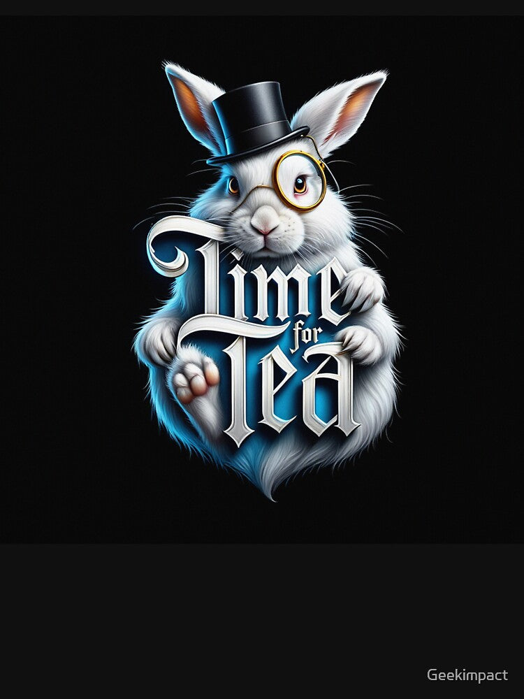 Time for Tea - White rabbit design by Vintage Designs +