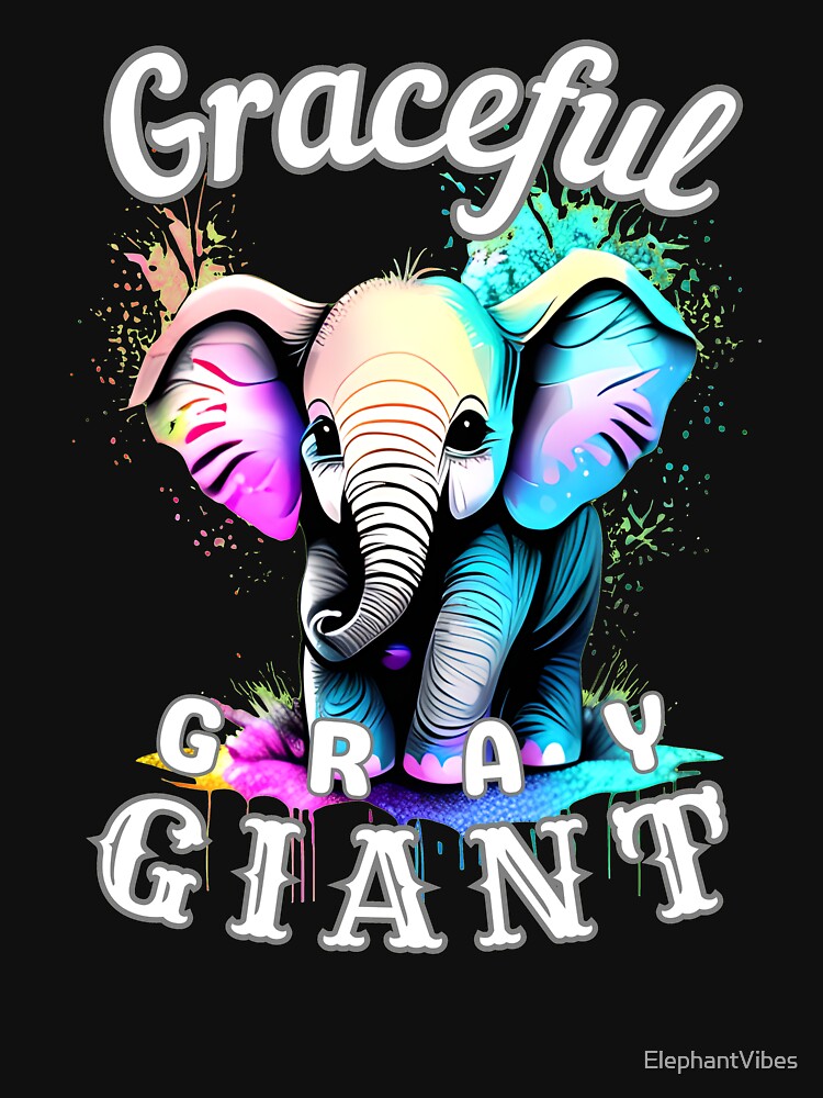 Graceful Gray Giant. surreal elephant by ElephantVibes