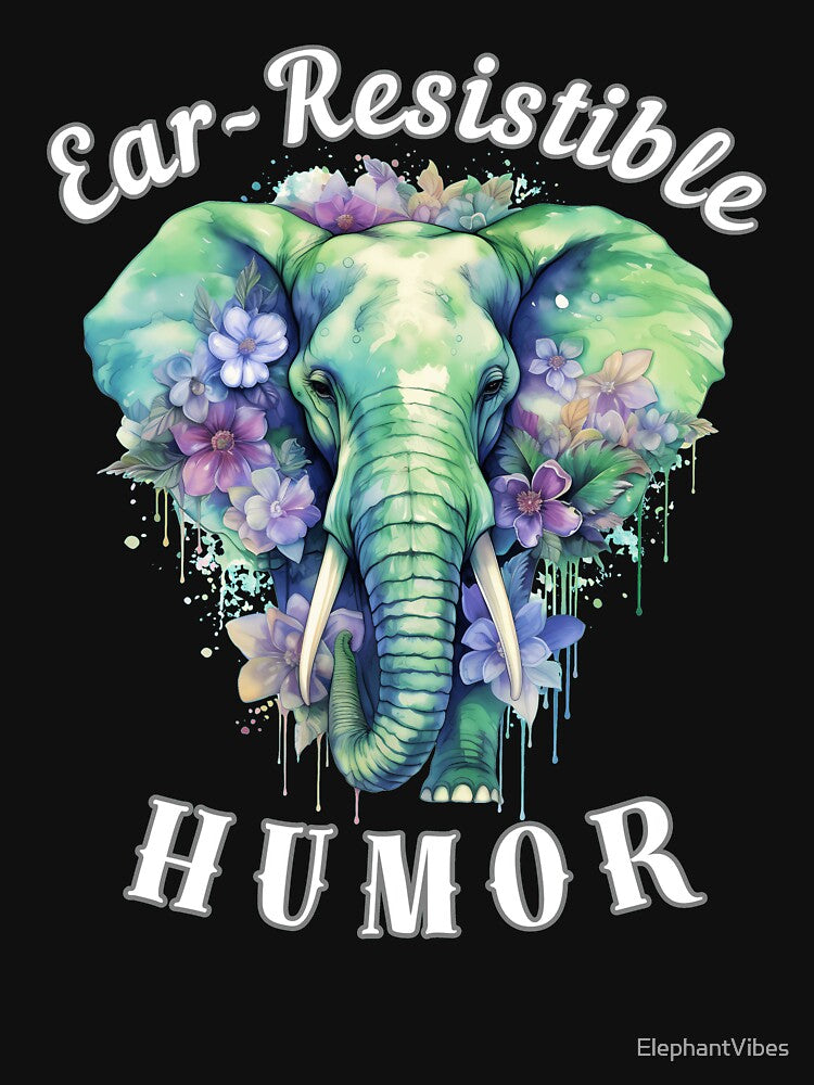 Ear-Resistible Humor. surreal elephant by ElephantVibes