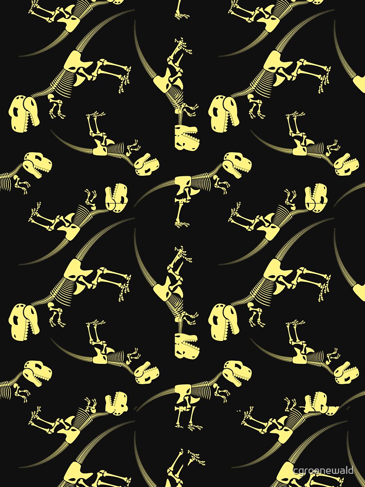 Dinosaur Skeleton Pattern by cgroenewald