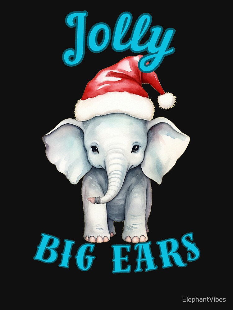 Jolly Big Ears. adorable elephant by ElephantVibes