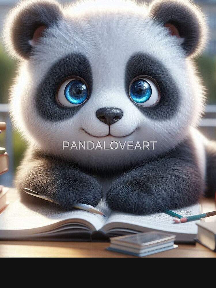 School Panda 2 by PANDALOVEART