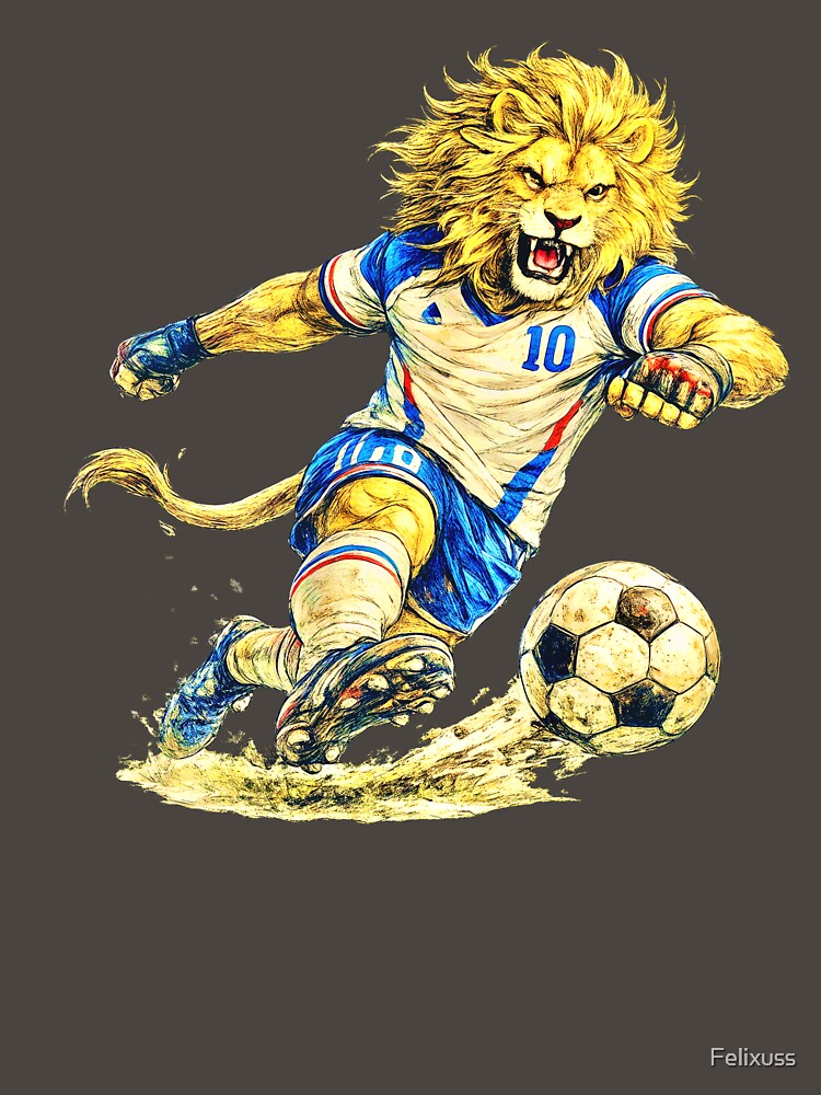 Soccer Lion Illustration by Felixuss