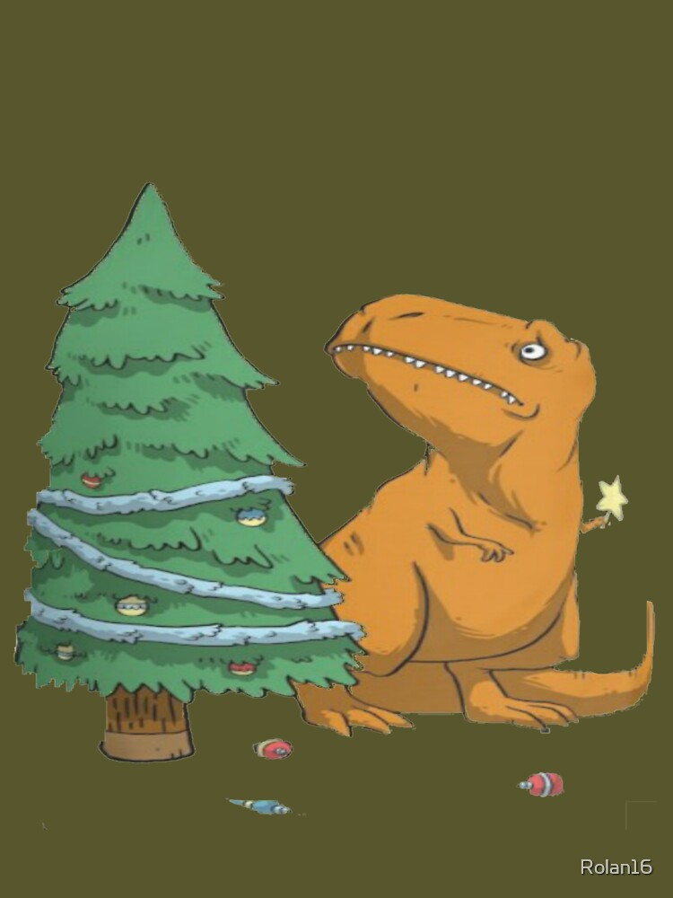 Christmas dinosaur by THEMORPHO