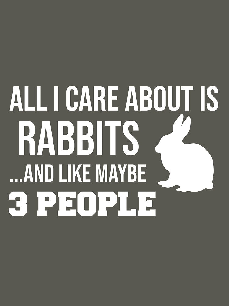 Cute Rabbit Lover Shirt Gift for Men Women by jcorres