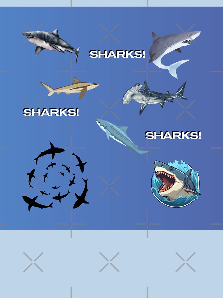 Shark T Shirts by HigherSelfMagic