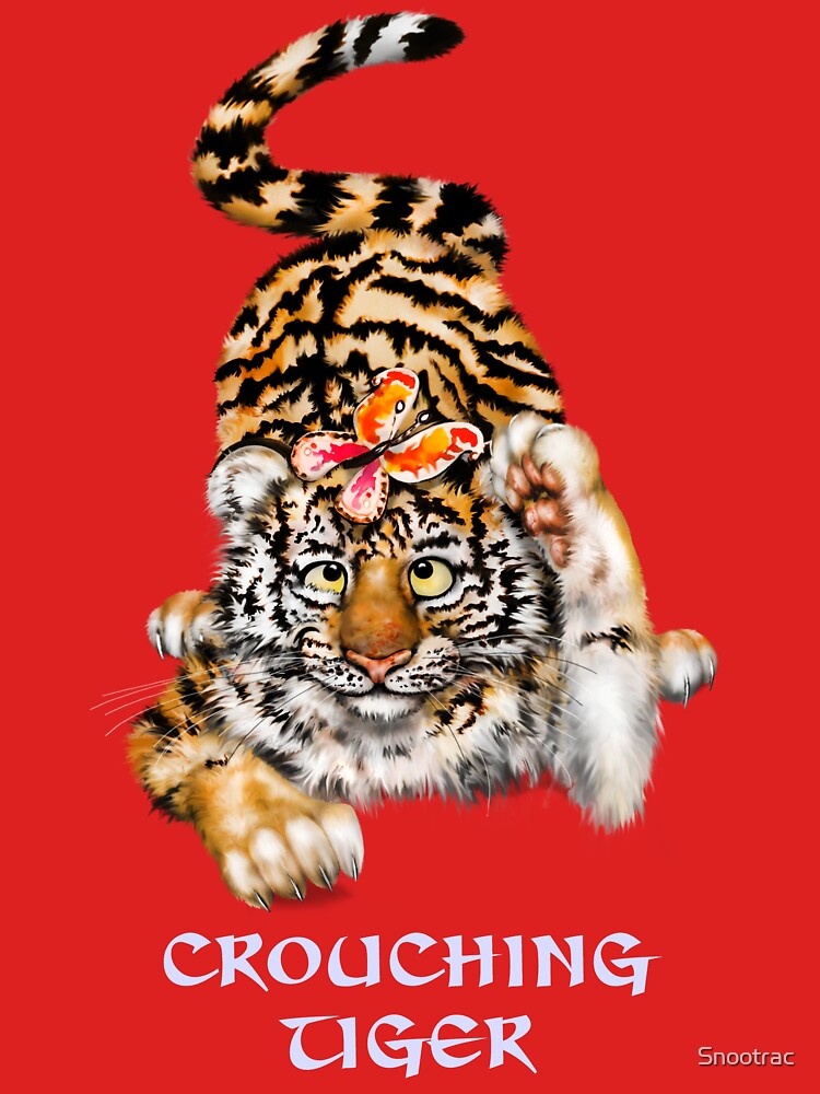 Crouching Tyger | W Cartoon Tiger Cub by Snootrac
