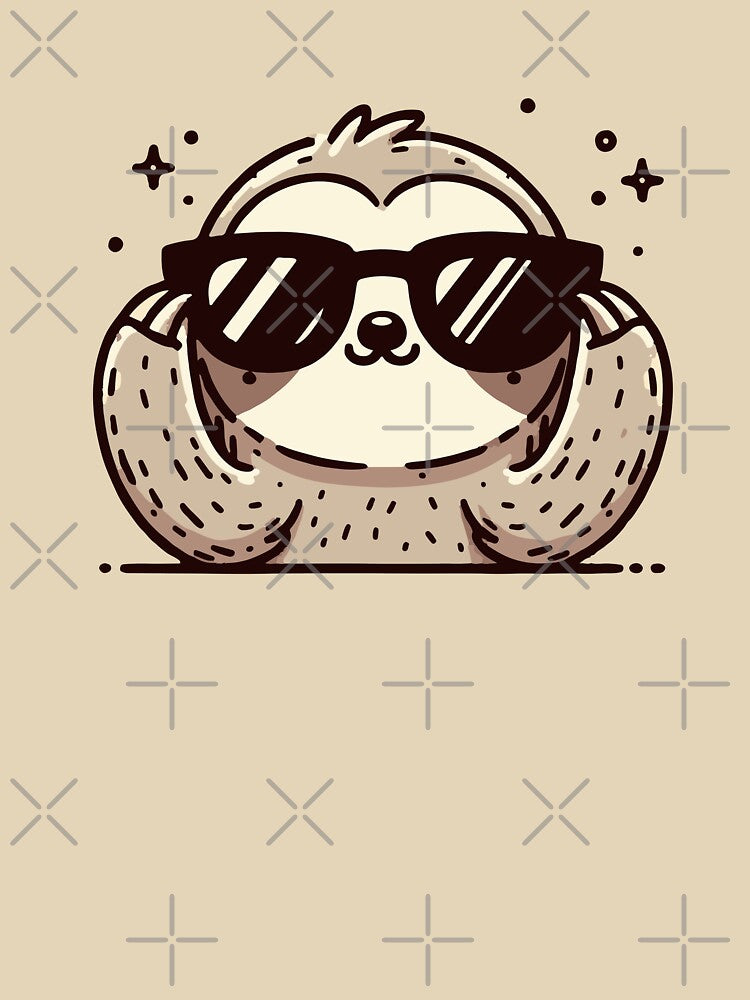 Sloth in Swag with Sunglasses by bhoomin7