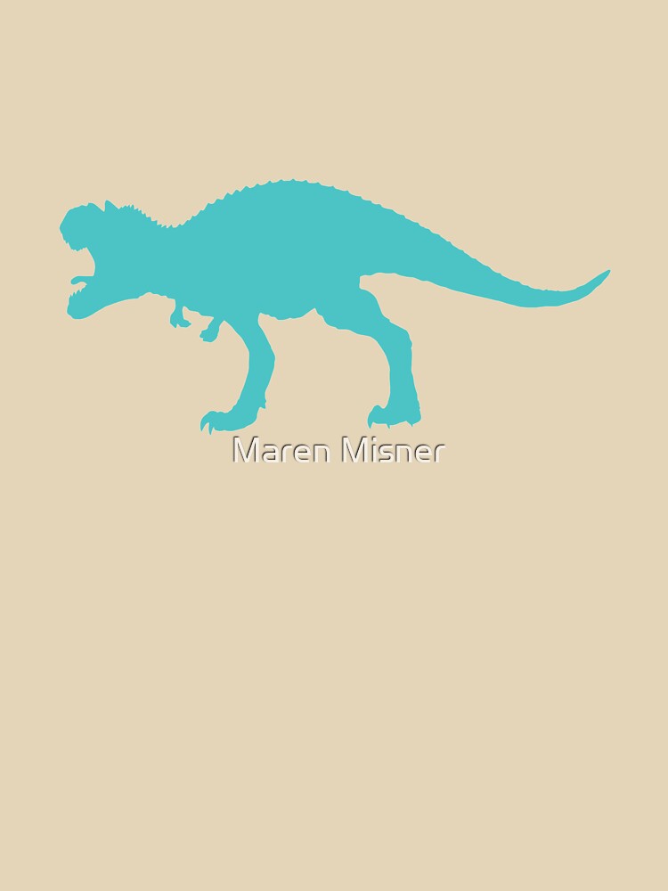 Teal Dinosaur by Maren Misner