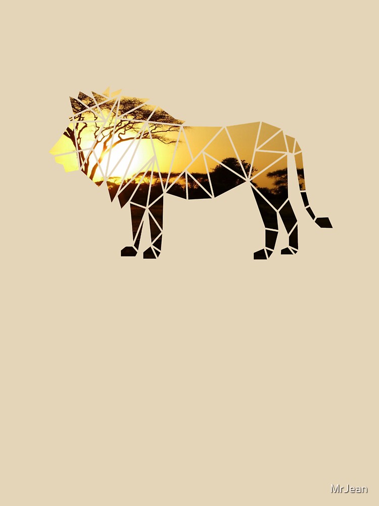 Geometric lion by MrJean